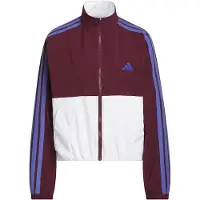 Adidas adidasChaqueta Beyond The Course diseño con bloques de color Twistweave y cierre de cremallera M Maroon Mujer