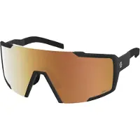 SCOTT - Gafas de sol - Shield Compact Light Sensitive Black AMP LS Gold Chrome S1-3 - Negro