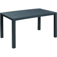 Keter 246186, color antracita, resina, forma rectangular, 4 patas, 1470 mm, 900 mm