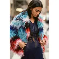 Desigual , Abrigo diseñado por Mr. Christian Lacroix, Mujer, S
