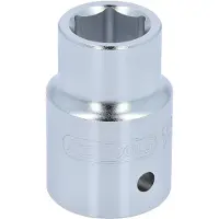 Ks Tools Llave de vaso hexagonal de 3/4 de pulgada, corta, de 3/4 de pulgada