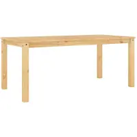 vidaXL Mesa de comedor PANAMA, 180x90x75 cm, madera maciza de pino