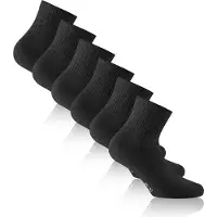 Rohner - Sport Quarter - Calcetines multifuncionales size 35-38, negro