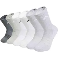 Adidas adidasCALCETINES CLÁSICOS ACOLCHADOS (6 PARES) 40-42 White / Light Grey Heather / Medium Grey Heather / Dark Grey Heather Unisex