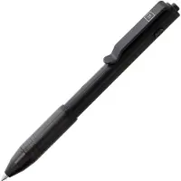 Big Idea Design Dual Side Click Pen DSC-DLC Black DLC Titanium, auto adjusting everyday carry pen, bolígrafo autoajustable EDC