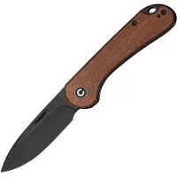 CIVIVI Elementum Slip Joint C18062AJ-3 Black Stonewashed, Guibourtia Wood, navaja slipjoint