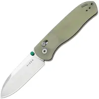 Kizer Cutlery Navaja Drop Bear Nitro-V, Glow In the Dark G-10, Stonewash