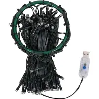 vidaXL : Guirnalda de luces para árbol de Navidad con 400 LEDs, multicolor, 400 cm