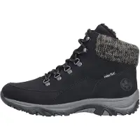 Rieker Botines con cordones negro