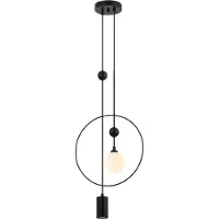 ITALUX TROSTI PND-428892-BK, lámpara colgante
