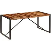 vidaXL Mesa de comedor, 180 x 90 x 75 cm, madera maciza de acacia