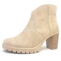 Rieker Botas de tobillo beige oscuro