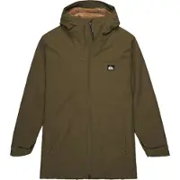 Quiksilver - Chaquetas - Overcast 3K Parka Grape Leaf de Nylon - Talla S - Caqui