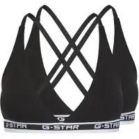 G-Star Underwear Aquamarine 2 Pack Multi-way Triangle Bralette Blac Talla: XXL | Brasieres Outlet | Mujer | Cian