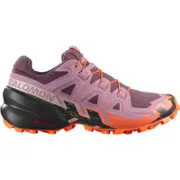 Salomon - Zapatillas de trail - Speedcross 6 W Huckleberry/Dusky Orchid para Mujer - Talla 39 1/3 - Rosa