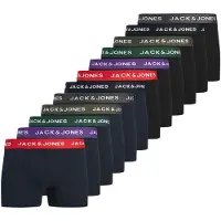 Jack & Jones Calzoncillo boxer 'JACKYLE' marino / lila / rojo / negro
