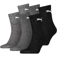 Puma Calcetines deportivos gris oscuro / negro / blanco
