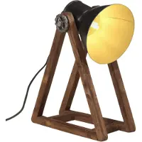 vidaXL Lámpara de escritorio , 25 W, negra, 30x17x40 cm, casquillo E27