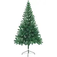vidaXL Árbol de Navidad artificial con soporte, 180 cm, 564 ramas