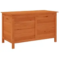 DKD Home Decor Caja de almacenamiento para jardín, 99 x 49,5 x 58,5 cm, fabricada en madera maciza de abeto