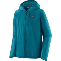 Patagonia - Ropa de senderismo - M's Houdini Jkt Glacial Blue de Softshell - Talla XL - Azul