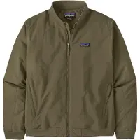 Patagonia - Chaquetas - M's Isthmus Deck Jkt Basin Green de Nylon - Talla XL - Caqui