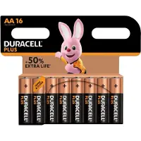 Duracell Plus Power Boost 150% Extra Life Pilas alcalinas AA / MN1500 / LR06 (16 unidades)