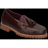 Timberland para hombre. TB0A2MSCEIW1 Mocasines de Piel Authentic Kiltie burdeos (45 W), 1 a 3cm, Ninguno, Casual, Granate, Clásico, Timberla
