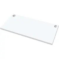 Fellowes 9870201, Forma rectangular, melamina, PVC, blanco, melamina, 2 mm, 800 mm