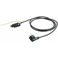 Bachmann Cable de alimentación para dispositivos , con conector CEE7/7, conexión a tierra GST18, color , 3 metros