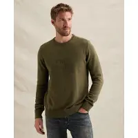 PME Legend Jersey 'Pullover with crewneck and artwork' verde