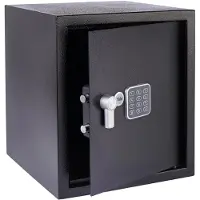Yale Caja fuerte de escritorio YSV/390/DB2, 40 litros, acero, color