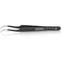 Knipex Pinza de precisión , punta fina, ESD, sin carga electrostática, antimagnética - 92 38 75 ESD