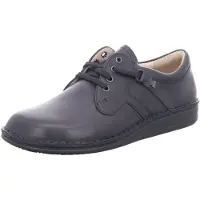 Finn Comfort Zapatos con cordón 'Schnürschuh Herren 01000 001099 Echtleder in schwarz' negro