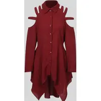 LapaPlus Blusa 'Women Blouse' rojo vino
