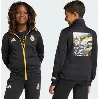 Adidas Chaqueta deportiva 'Real Marvel Avengers' curry / gris oscuro / negro / blanco