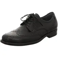 Waldlaufer Zapatos con cordón 'Schnürschuh Herren 319007-149-001 Echtleder in schwarz' negro