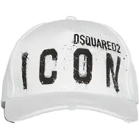 Dsquared2 Gorra 'ICON SPRAY' blanco