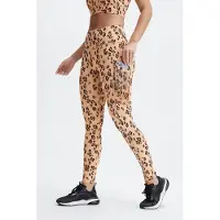 Fabletics On-the-go High-waisted Legging Desert Leopard Talla: 1X REG | Leotardos Outlet | Mujer