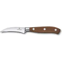 Victorinox Grand Maître Shaping Knife 7.7300.08G, madera de arce, cuchillo curvo, 8 cm
