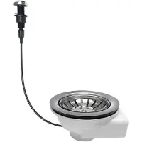 Hak Lavabo de acero inoxidable Bruckner con desagüe de 6/4" y control