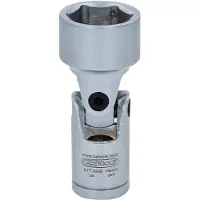 Ks Tools 917.3949, Llave de vaso, 3/8", métrica, 1 cabeza, 18 mm, acero cromo vanadio