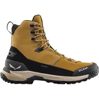 Salewa - Botas de senderismo invernal - Puez Winter Mid Ptx M Golden Brown/Black - Talla 45 - Marrón