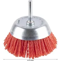 Bosch Professional Cepillo De Copa Para Taladro Nylon 75x1.1 Mm