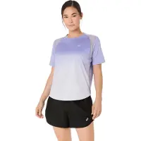 Asics - Women's Road Fade S/S Top - Camiseta de running size L, morado