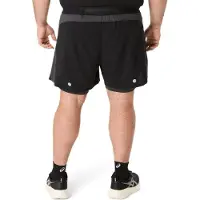 Asics - Road 2N1 5'' Short - Pantalones cortos de running size M, negro