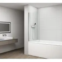 Hak Polysan ROTA, separador para bañeras, 750 mm, vidrio transparente