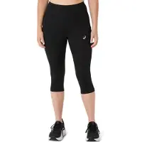 Asics - Women's Core Capri Tight - Pantalones de running size XS, negro