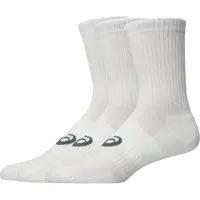 Asics unisex. 3033C298 Pack 3 Calcetines Crew blanco (L), Homewear, Deportivo, Algodón, outlet 2026.
