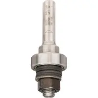 Bosch Accesorios Eje para fresadora de discos con rodamiento de bolas guía, 8 mm, diámetro exterior 22 mm, paso 60,3 mm